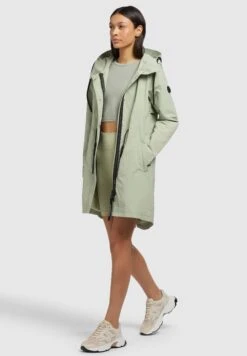 Khujo Adda - Halflange Jas - Blassgrün -Khujo Verkoopwinkel a3ca60f509bd45b1bfb86a38aea3342d