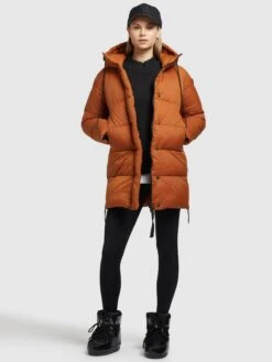 Khujo Winterjassen Winterjas Franee Dames Donkeroranje -Khujo Verkoopwinkel a88afb4a2f9ceaed76bb1966f5193004