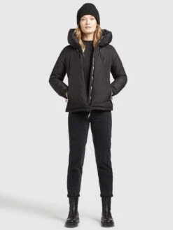 Khujo Winterjassen Winterjas Esila Dames Zwart -Khujo Verkoopwinkel a8c07f80566cbcea89f52df491dc293b
