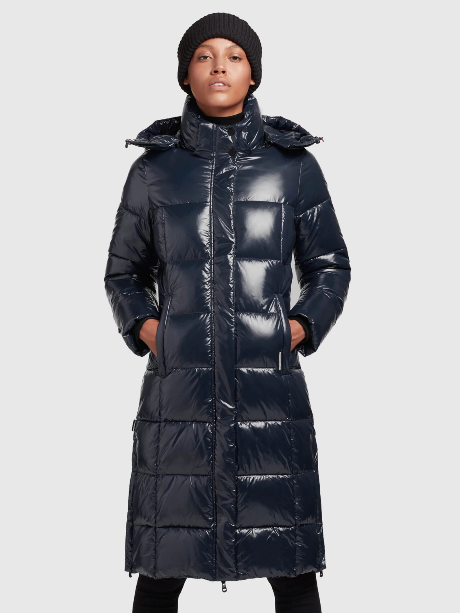 Khujo Wintermantels Wintermantel Tonka Dames Donkerblauw 4 Khujo Wintermantels Wintermantel Tonka Dames Donkerblauw - Afbeelding 2