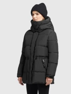 Khujo Winterjassen Winterjas Leviani Dames Zwart -Khujo Verkoopwinkel aa8452ed55ff64a63103fddaca720e24