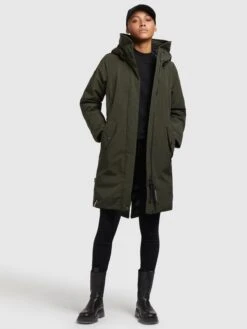 Khujo Wintermantels Wintermantel Charlyn 3 Dames Kaki 12 Khujo Wintermantels Wintermantel Charlyn 3 Dames Kaki -Khujo Verkoopwinkel acfbcec0fa87441604932f30d3584966