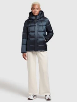 Khujo Winterjassen Winterjas Evona Dames Nachtblauw -Khujo Verkoopwinkel acfddd87cc1cdc31e6fa849dd2f48cbb