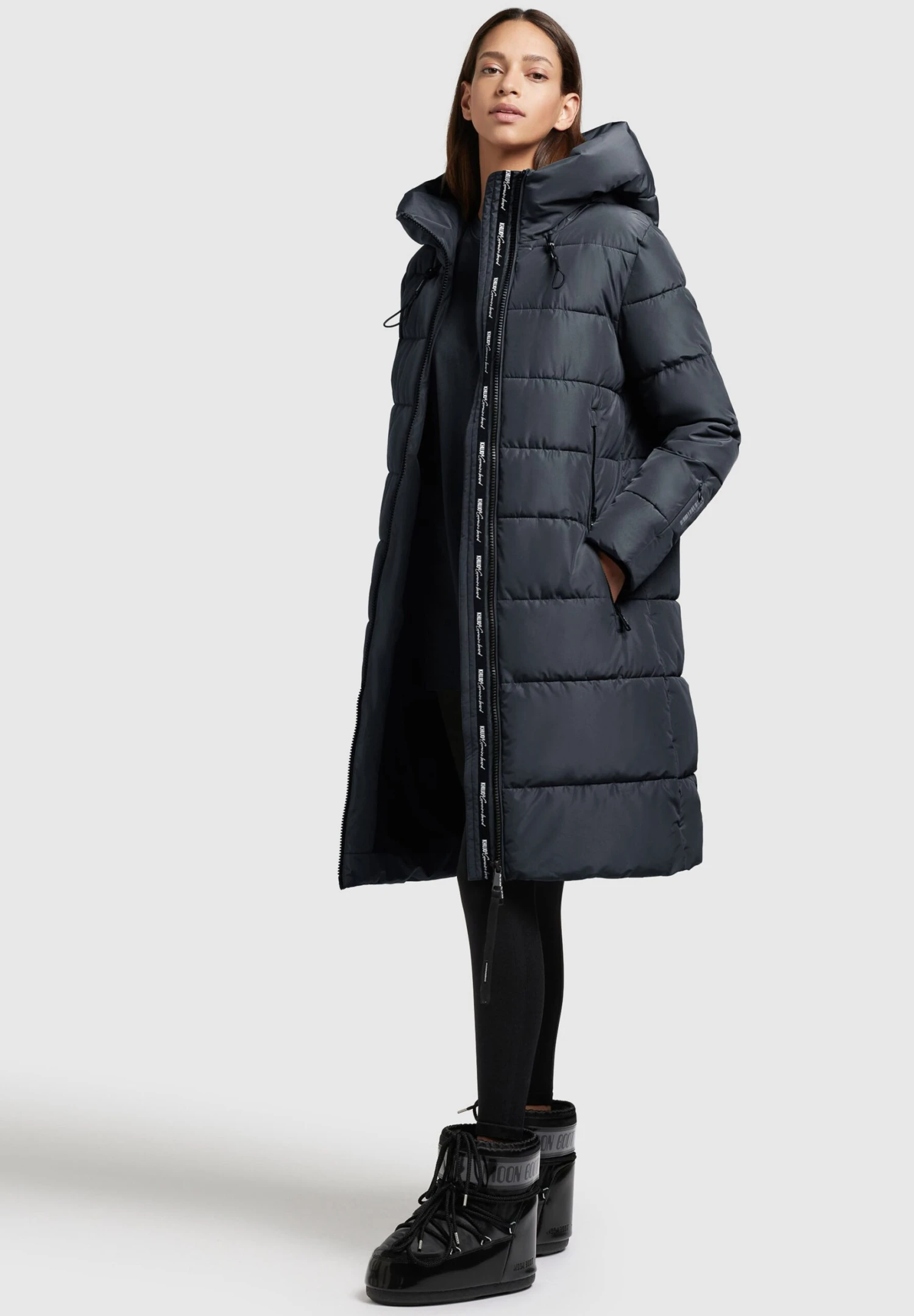 Khujo Jilias 3 - Winterjas - Graublau 4 Khujo Jilias 3 - Winterjas - Graublau - Afbeelding 2