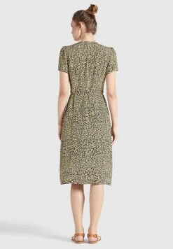 Khujo Blousejurken Blousejurk Porgy Dames Pasteelgeel / Zwart -Khujo Verkoopwinkel aec4ea7eb9dbda9e28368dd4a8fb39c1