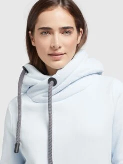 Khujo Hoodies Sweatshirt Karima Dames Lichtblauw -Khujo Verkoopwinkel b1db301da257b7fbcd11e18c0eafb3e2