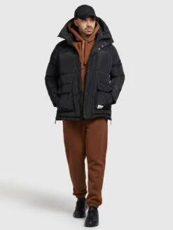 Khujo Winterjassen Winterjas Jedi Heren Zwart -Khujo Verkoopwinkel b2848d46279660aa0423946f37e741f7