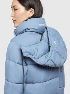 Khujo Wintermantels Wintermantel Julina Dames Lichtblauw -Khujo Verkoopwinkel b4554fb3d9b5e717f9c684175b9dc1f6