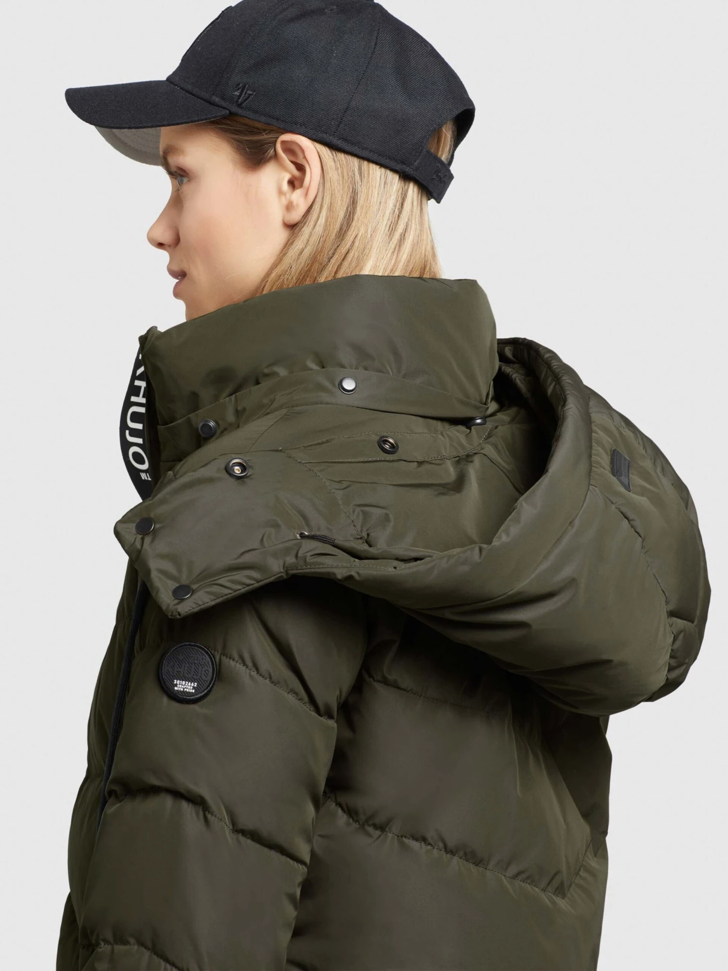 Khujo Wintermantels Wintermantel Huba Dames Donkergroen 10 Khujo Wintermantels Wintermantel Huba Dames Donkergroen - Afbeelding 8