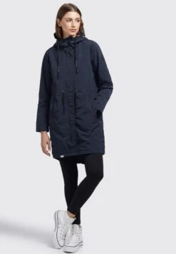 Khujo Adda - Halflange Jas - Dunkelblau -Khujo Verkoopwinkel b7b553a2c5b443cca367d41e7802e263