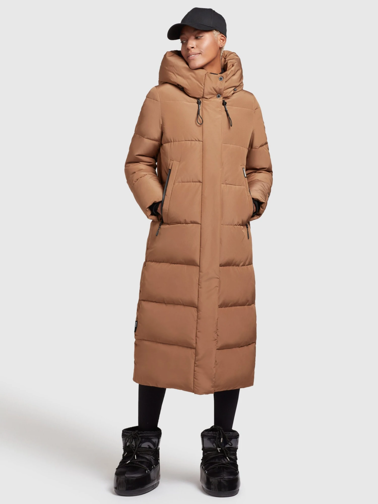 Khujo Wintermantels Wintermantel Soulani Dames Oker 5 Khujo Wintermantels Wintermantel Soulani Dames Oker - Afbeelding 3