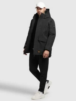 Khujo Winterjassen Winterjas Bates Heren Zwart -Khujo Verkoopwinkel befe86f6e1bcf54a49387e046a2d8a9e