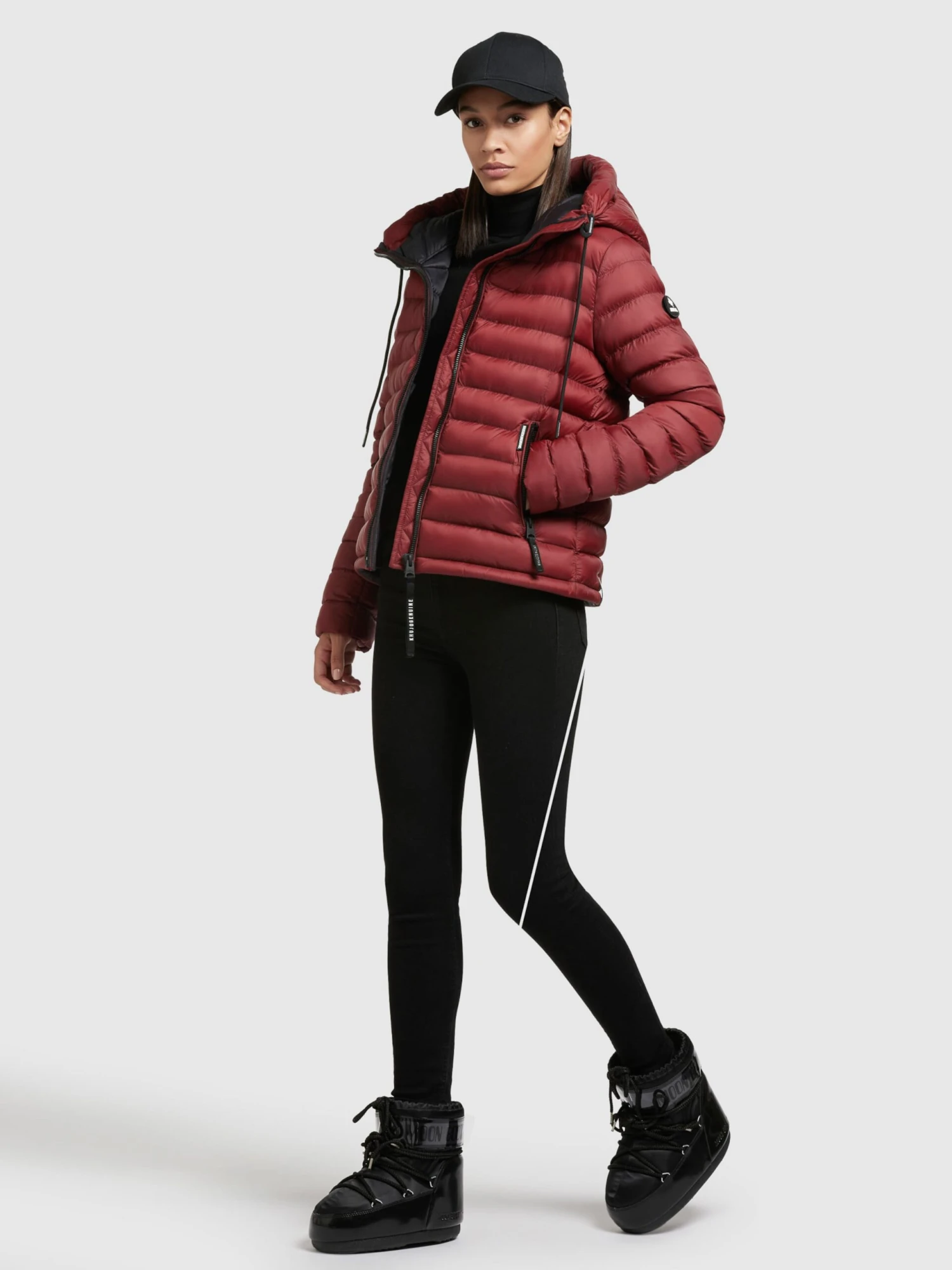 Khujo Winterjassen Winterjas Lona Shine Dames Roestrood 8 Khujo Winterjassen Winterjas Lona Shine Dames Roestrood - Afbeelding 6