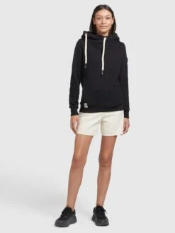 Khujo Hoodies Sweatshirt Karima Dames Zwart -Khujo Verkoopwinkel c3e104751f40506c66ae81c6f6226ae5