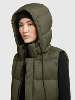 Khujo Bodywarmers Bodywarmer Eden Dames Kaki -Khujo Verkoopwinkel c41c4bcaf14a02263770ff1ffe876720
