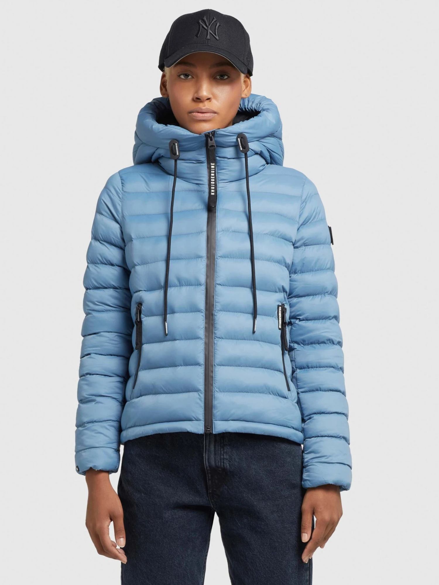 Khujo Winterjassen Winterjas Lovina 3 Dames Lichtblauw 4 Khujo Winterjassen Winterjas Lovina 3 Dames Lichtblauw - Afbeelding 2