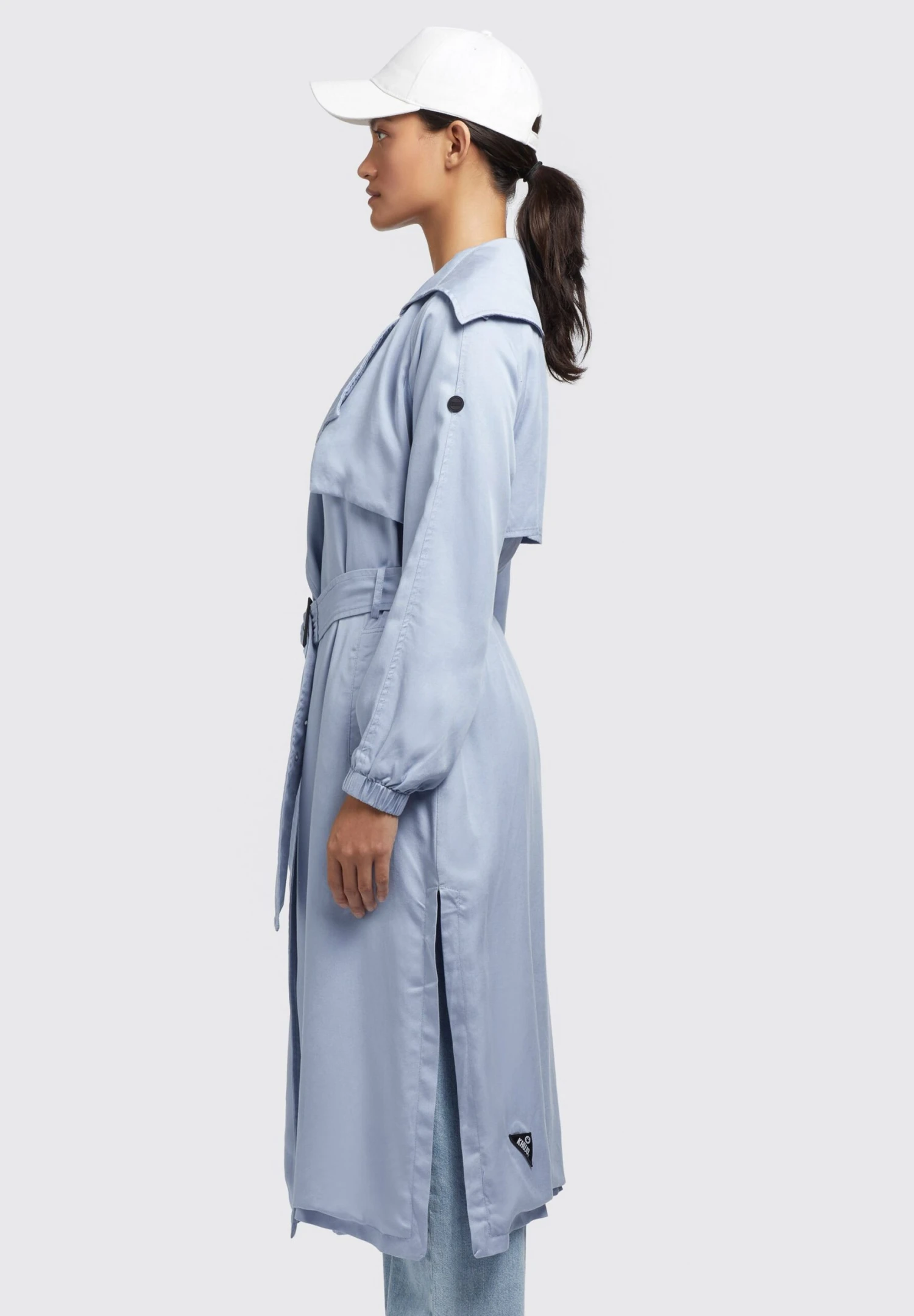 Khujo Garda - Trenchcoat - Blau 7 Khujo Garda - Trenchcoat - Blau - Afbeelding 5