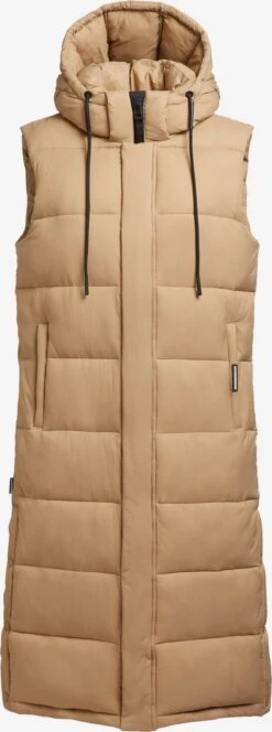 Khujo Bodywarmers Bodywarmer MAGNETA MATT Dames Beige