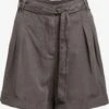 Khujo Shorts Loosefit Bandplooibroek Elida Dames Antraciet -Khujo Verkoopwinkel ca5bd175c296e67effd1232ef9801c7c