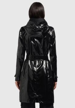 Khujo Alecia - Trenchcoat - Schwarz -Khujo Verkoopwinkel cb0d110309c54ac680127a8a29cc5b4e