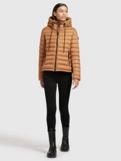 Khujo Winterjassen Winterjas Lovina Dames Oranje -Khujo Verkoopwinkel cd60262fe36f48fa750cd396f9584a54