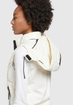 Khujo Fabia Shiny - Bodywarmer - Weiß -Khujo Verkoopwinkel cd882ad036144f9b8ba3353cb53c6e9d