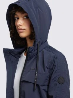 Khujo Tussenmantels Tussenmantel Voya3 Dames Donkerblauw -Khujo Verkoopwinkel d01c9c4c576a928899debfc9ffec7eec