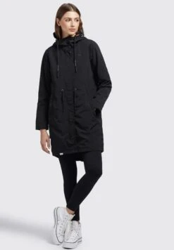 Khujo Adda - Halflange Jas - Schwarz -Khujo Verkoopwinkel d1281d78b1fd487db2ffa03884b42344