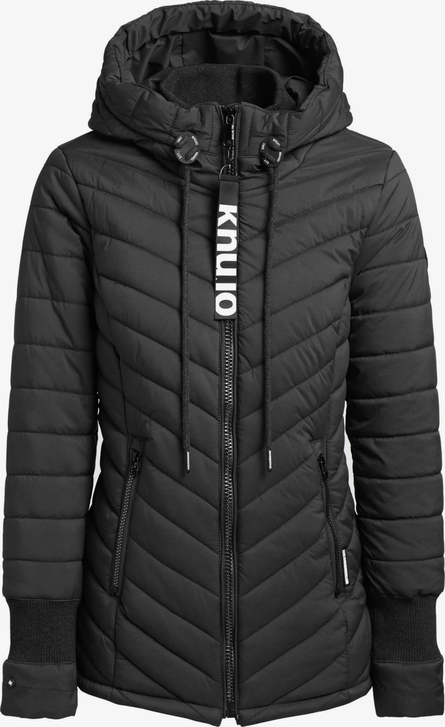 Khujo Winterjassen Winterjas Patt Dames Zwart 3 Khujo Winterjassen Winterjas Patt Dames Zwart