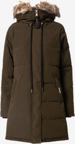 Khujo Wintermantels Wintermantel Cloren Dames Olijfgroen