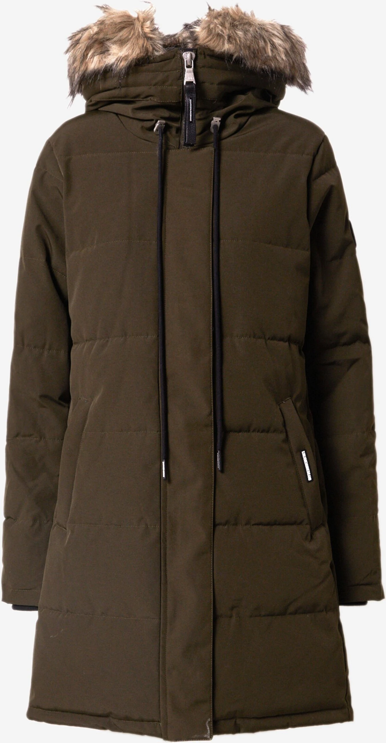 Khujo Wintermantels Wintermantel Cloren Dames Olijfgroen 3 Khujo Wintermantels Wintermantel Cloren Dames Olijfgroen