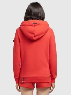 Khujo Hoodies Sweatshirt Rhabea Dames Oranjerood -Khujo Verkoopwinkel d3012883615bc97cdcb00eccc8cb2cd8