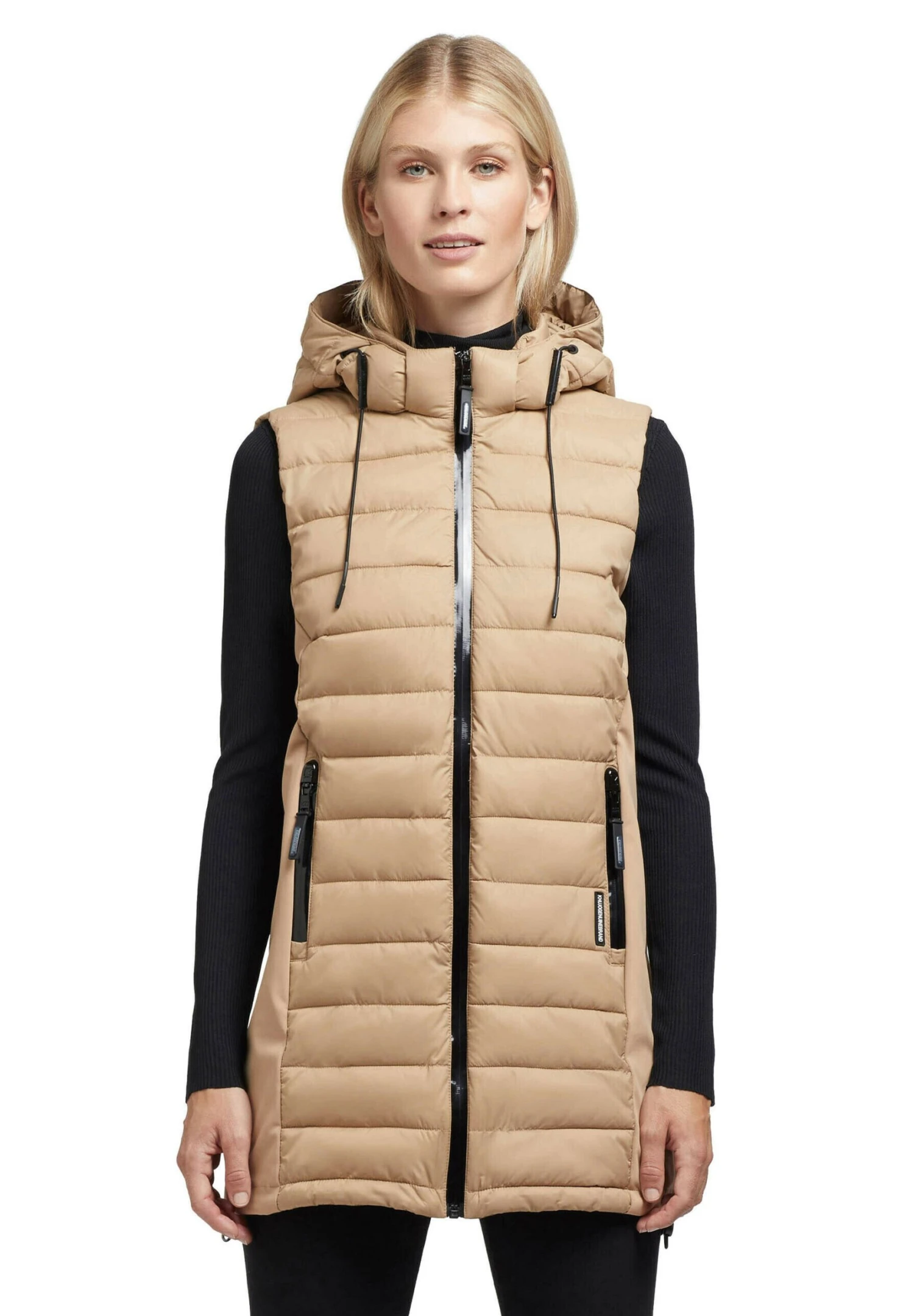 Khujo Weste Becca Matt - Bodywarmer - Beige 3 Khujo Weste Becca Matt - Bodywarmer - Beige