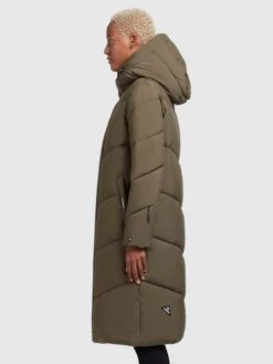Khujo Wintermantels Wintermantel Torino2 Dames Kaki -Khujo Verkoopwinkel d45e30839b02bf29f0fc010899562479