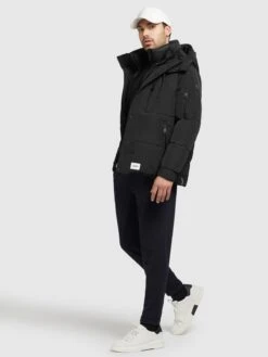 Khujo Winterjassen Winterjas Bizkit Heren Zwart -Khujo Verkoopwinkel d7df13b11bae5797dcbf7348a003d30a