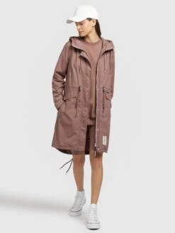 Khujo Parkas Tussenparka NANDA3 Dames Mauve -Khujo Verkoopwinkel da70fb25d61db666a90ef3c1650b27ea