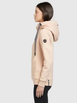 Khujo Hoodies Sweatshirt Rhabea Dames Abrikoos -Khujo Verkoopwinkel da96e7e0005fd9330a777fbc7ab56b2f