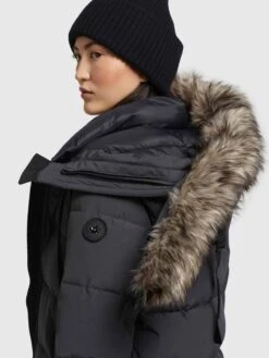 Khujo Wintermantels Wintermantel LOLL Dames Antraciet -Khujo Verkoopwinkel dbafb3daa4ef3746d0df594ee5610b65