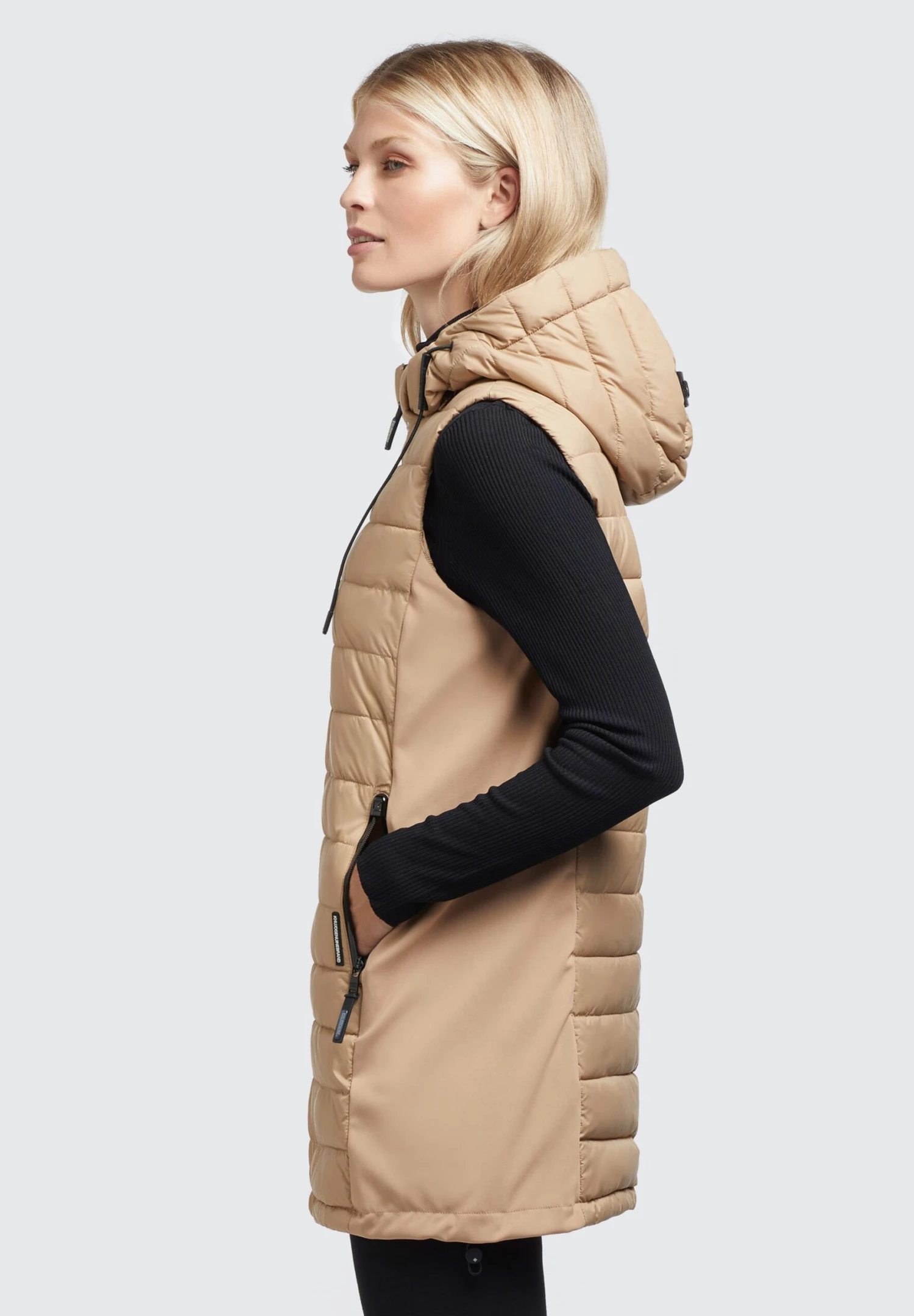 Khujo Weste Becca Matt - Bodywarmer - Beige 6 Khujo Weste Becca Matt - Bodywarmer - Beige - Afbeelding 4