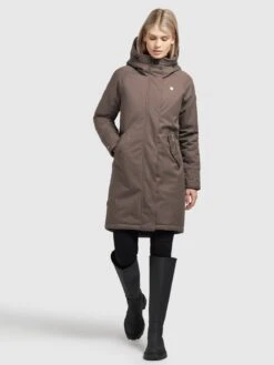 Khujo Parkas Tussenparka LARIA Dames Bruin -Khujo Verkoopwinkel dd208e75d458c003f9cbd1df070c72cf