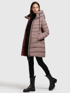 Khujo Korte Mantels Wintermantel Tuhani Dames Donkerlila -Khujo Verkoopwinkel dd954a579df7088da0aa151dc65f7e0c