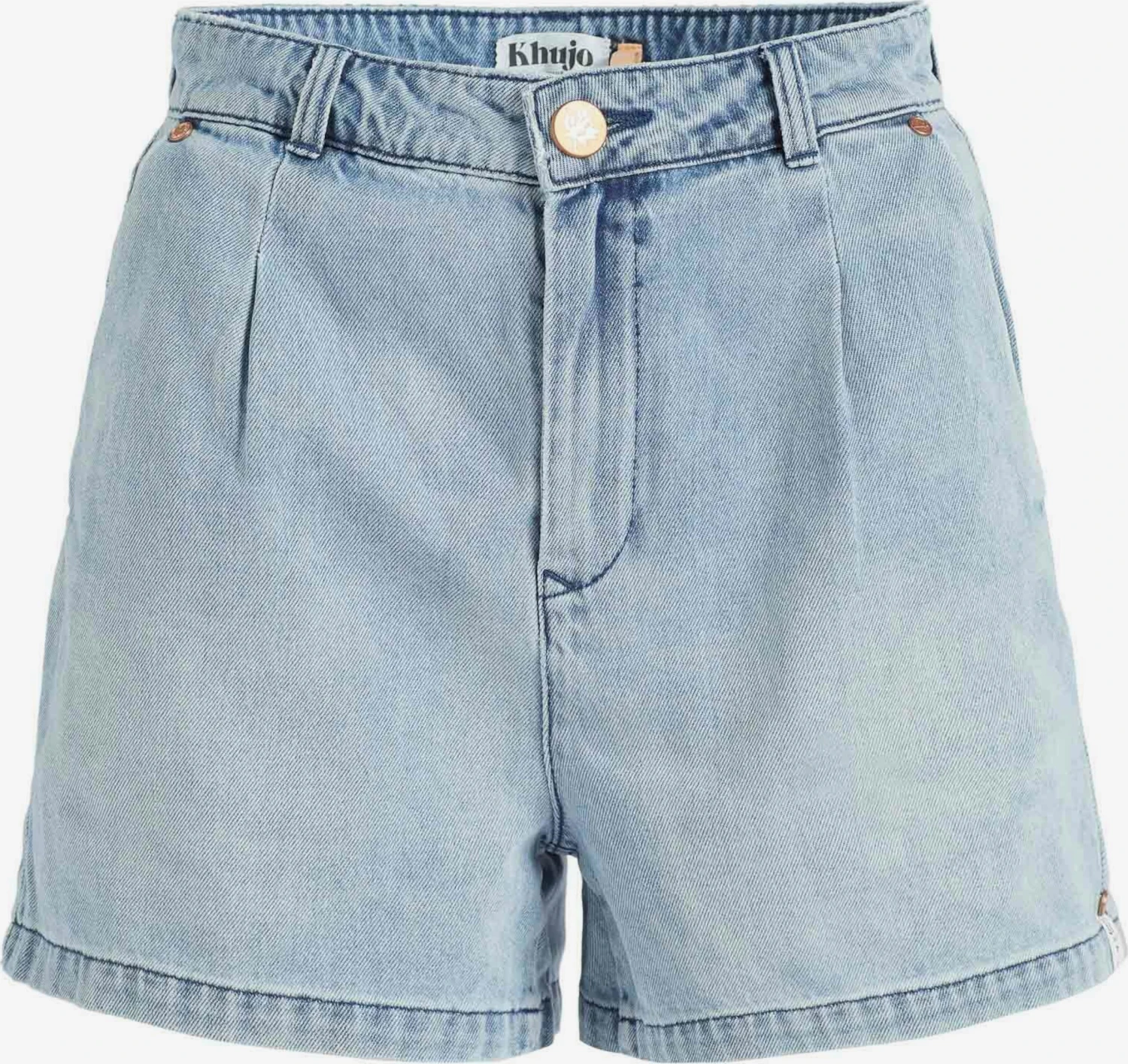 Khujo Jeans Loosefit Bandplooi Jeans Cambel Dames Blauw 3 Khujo Jeans Loosefit Bandplooi Jeans Cambel Dames Blauw