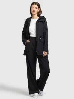 Khujo Parkas Tussenparka FELINA Dames Zwart -Khujo Verkoopwinkel e09ccb301ace4c040839d848da601d0f