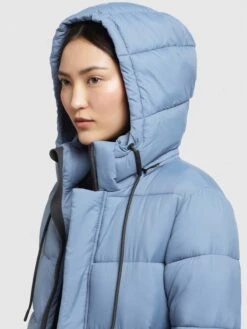 Khujo Wintermantels Wintermantel Julina Dames Lichtblauw -Khujo Verkoopwinkel e0c3855934819179a30a6e5f6745e73b