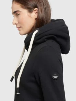 Khujo Hoodies Sweatshirt Rhabea Dames Zwart -Khujo Verkoopwinkel e0ecefb831f90044aa9db37b7432c425