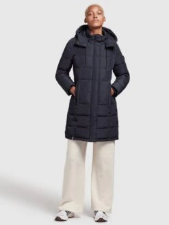 Khujo Korte Mantels Wintermantel Cups Dames Marine -Khujo Verkoopwinkel e23c1cf38eb1c19e222c147134ebf58d