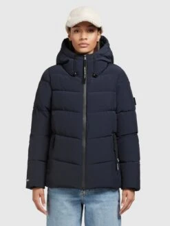 Khujo Winterjassen Winterjas Fames Dames Navy -Khujo Verkoopwinkel e255de47b2ab57e7dbe13f32acd5bf46