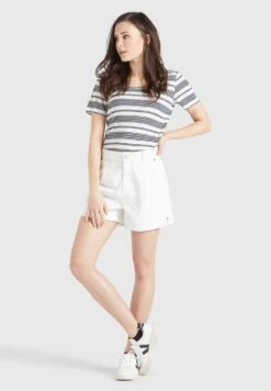 Khujo Jeans Loosefit Bandplooi Jeans Cambel Dames Wit -Khujo Verkoopwinkel e523f4c73f841c68523c8467767b29fa