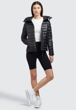 Khujo Lovina4 Shiny - Jas - Schwarz -Khujo Verkoopwinkel e57ef827a6314f08bd7fc5e37b1d436f