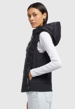 Khujo Fabia Matt - Bodywarmer - Schwarz -Khujo Verkoopwinkel e5f3f33c11bb411685bdee7967cf3245